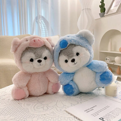 Cuddly Husky Teddy Plush Toys