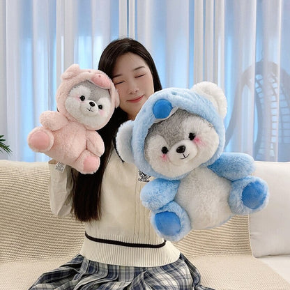 Cuddly Husky Teddy Plush Toys