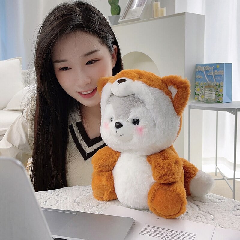 Cuddly Husky Teddy Plush Toys