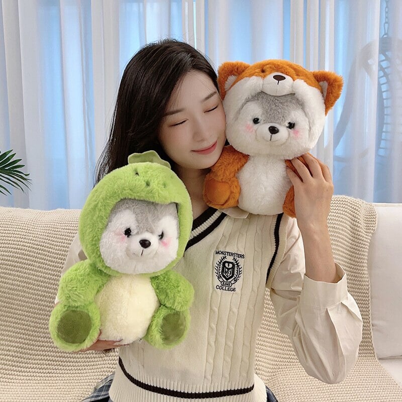 Cuddly Husky Teddy Plush Toys