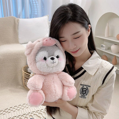 Cuddly Husky Teddy Plush Toys