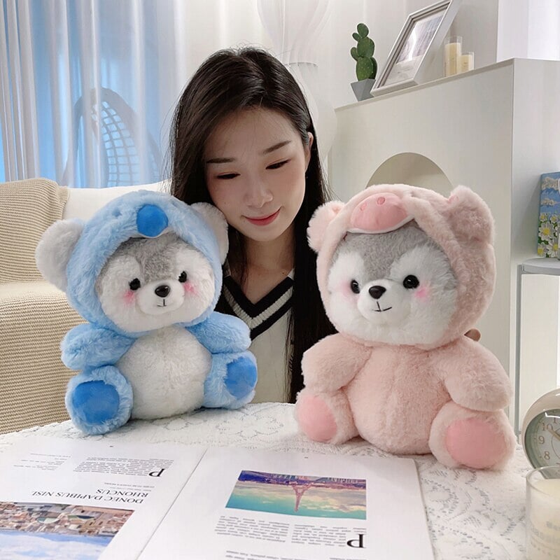 Cuddly Husky Teddy Plush Toys - Yeezlab