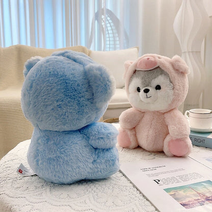 Cuddly Husky Teddy Plush Toys