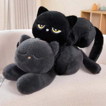 Big Soft Grey Kitten Plush Toys