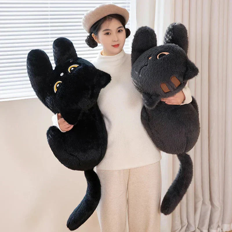 Big Soft Grey Kitten Plush Toys