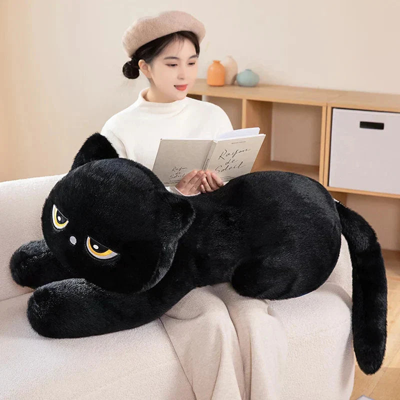 Big Soft Grey Kitten Plush Toys