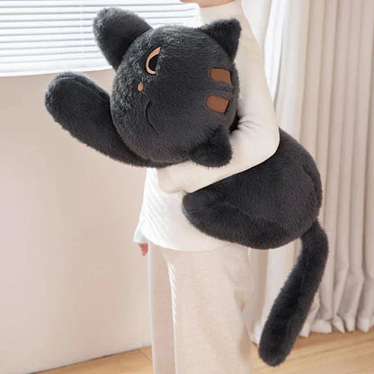 Big Soft Grey Kitten Plush Toys