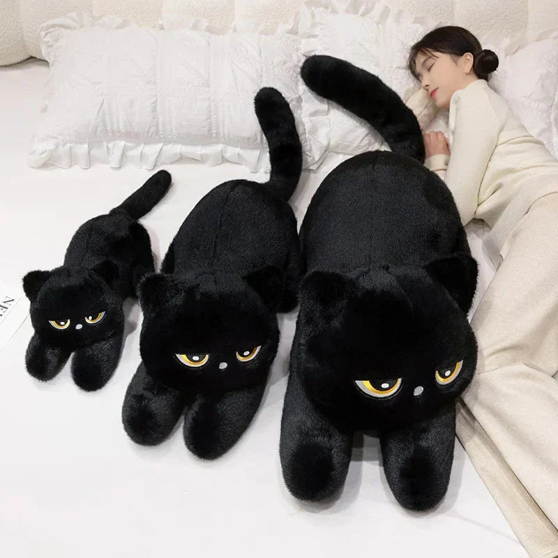Big Soft Grey Kitten Plush Toys