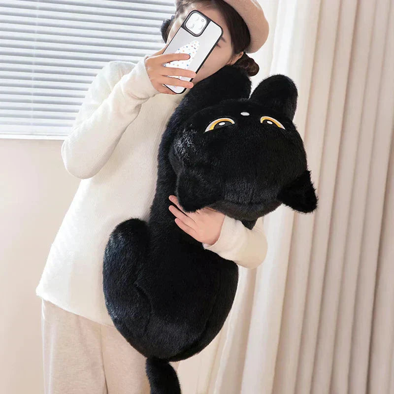 Big Soft Grey Kitten Plush Toys