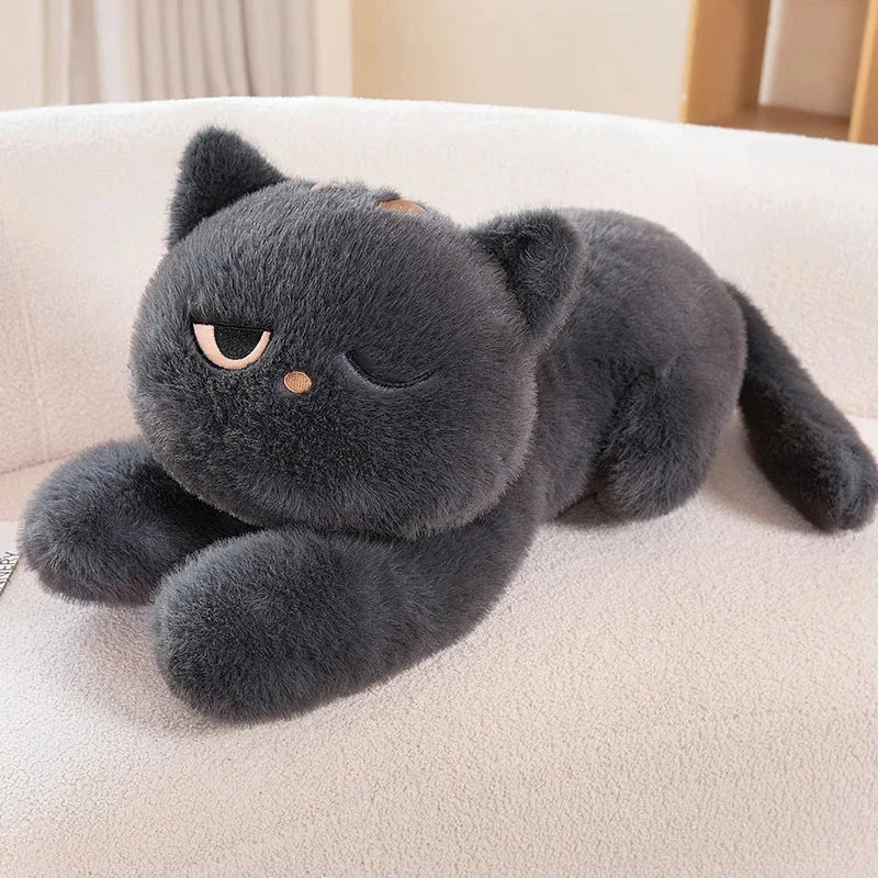Big Soft Grey Kitten Plush Toys
