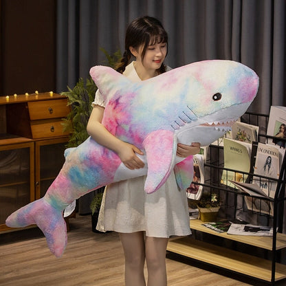 Big Soft Cosmic Shark Stuffed Toys - Yeezlab