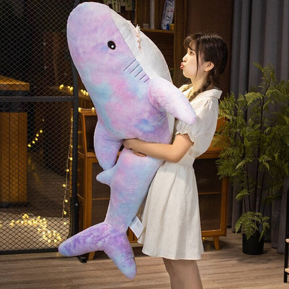 Big Soft Cosmic Shark Stuffed Toys