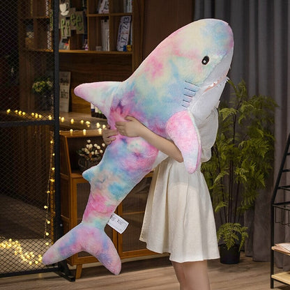 Big Soft Cosmic Shark Stuffed Toys
