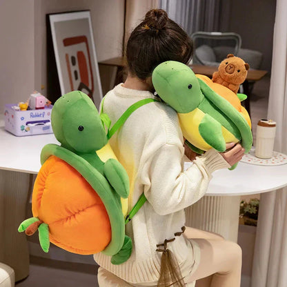 Fun Colorful Turtle Soft Backpack