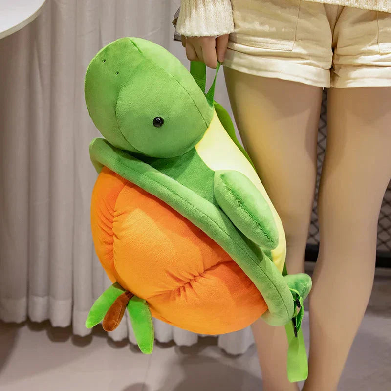 Fun Colorful Turtle Soft Backpack