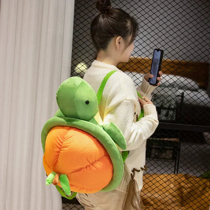 Fun Colorful Turtle Soft Backpack