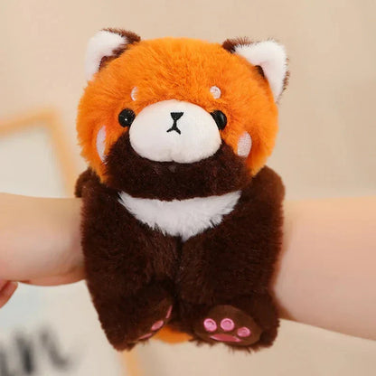 Cute Animal Snap On Wristband Plush Toy Set