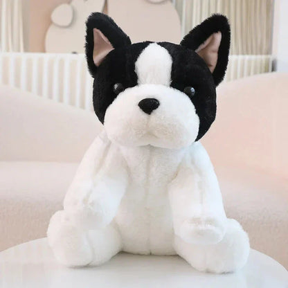 Cute White French Bulldog Soft Toy