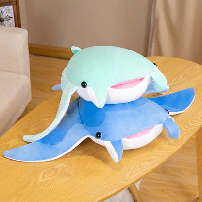 Cute Blue Manta Ray Soft Plush Toy