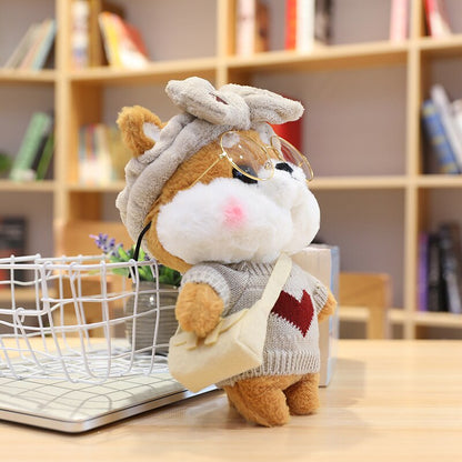 Adorable Shiba Plush Toy Family Set