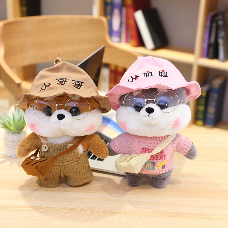 Adorable Shiba Plush Toy Family Set