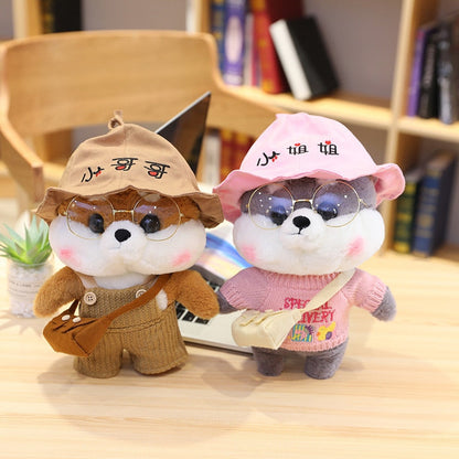 Adorable Shiba Plush Toy Family Set