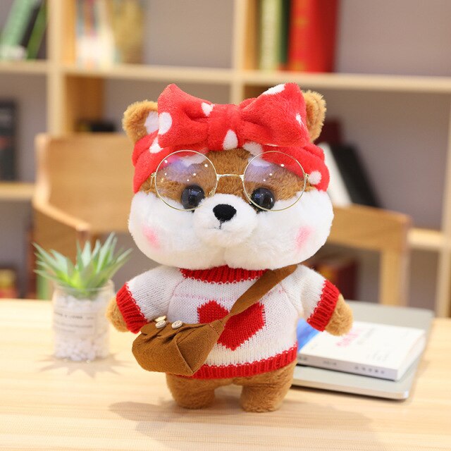 Adorable Shiba Plush Toy Family Set