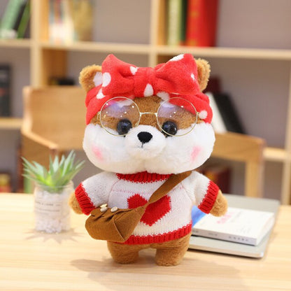 Adorable Shiba Plush Toy Family Set
