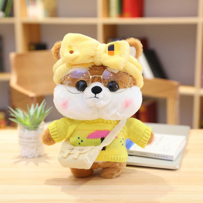 Adorable Shiba Plush Toy Family Set