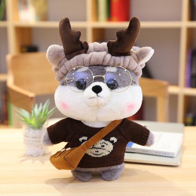 Adorable Shiba Plush Toy Family Set