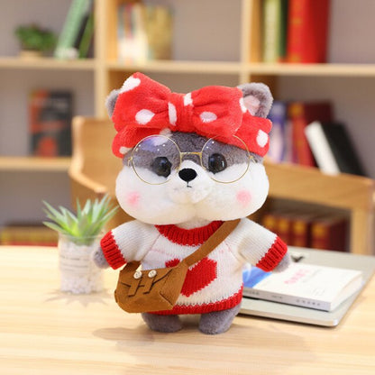 Adorable Shiba Plush Toy Family Set