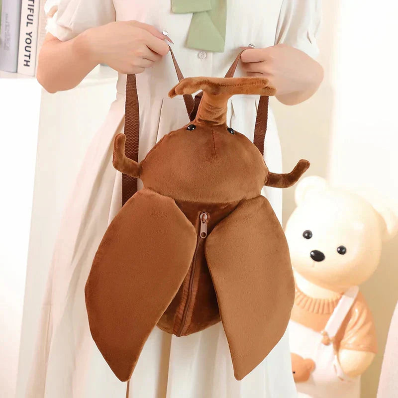 Cute Bug Soft Plush Backpack