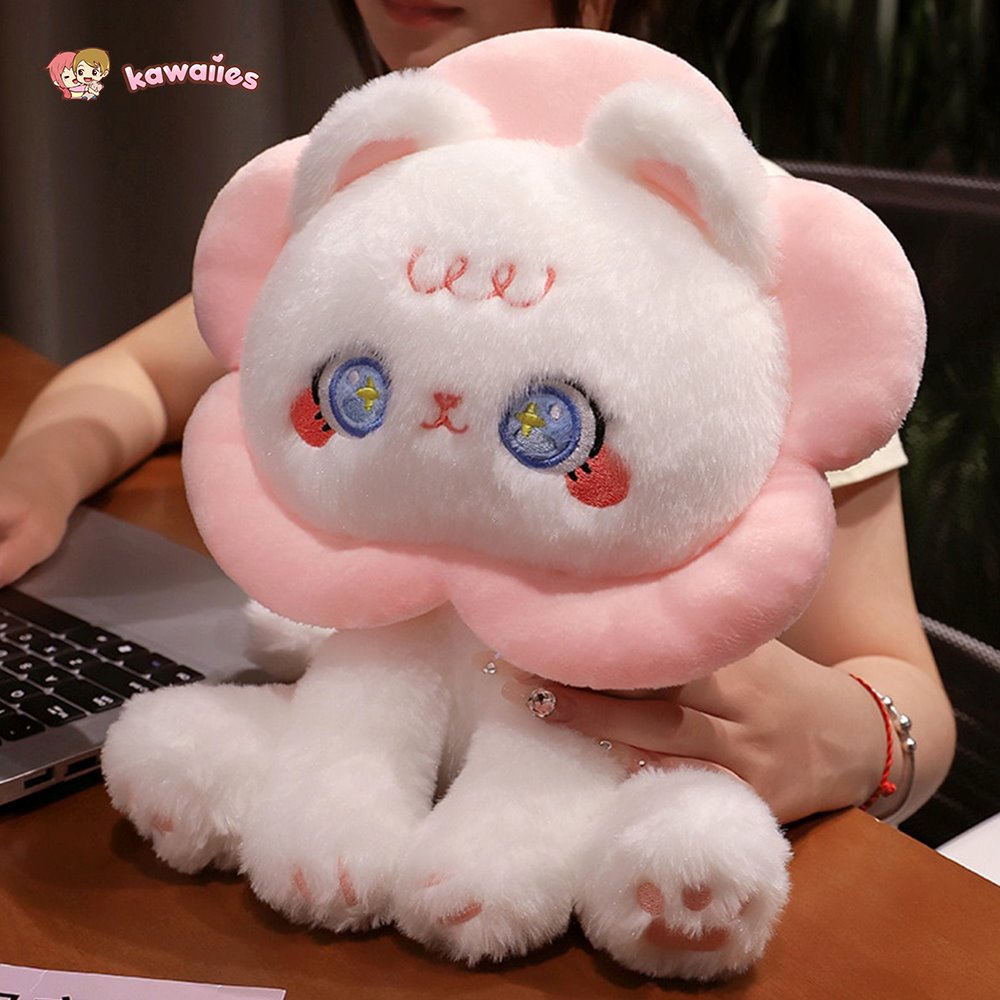 Cute Floral Cat Soft Plush Toys
