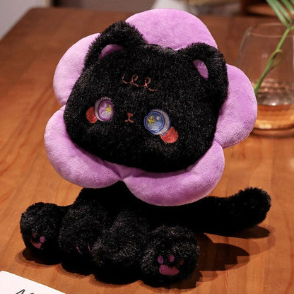 Cute Floral Cat Soft Plush Toys - Yeezlab