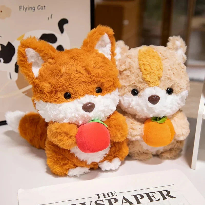 Cute Fox and Squirrel Soft Plush Toys