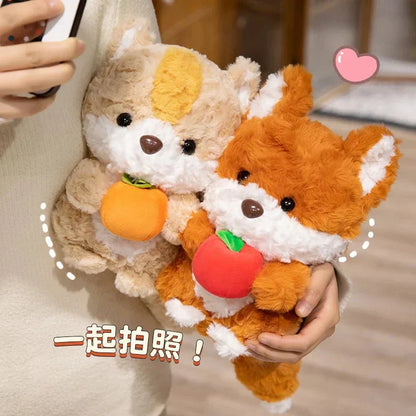 Cute Fox and Squirrel Soft Plush Toys