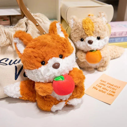 Cute Fox and Squirrel Soft Plush Toys
