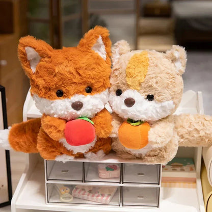 Cute Fox and Squirrel Soft Plush Toys