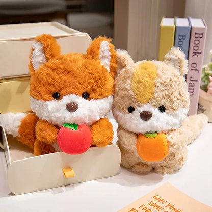 Cute Fox and Squirrel Soft Plush Toys