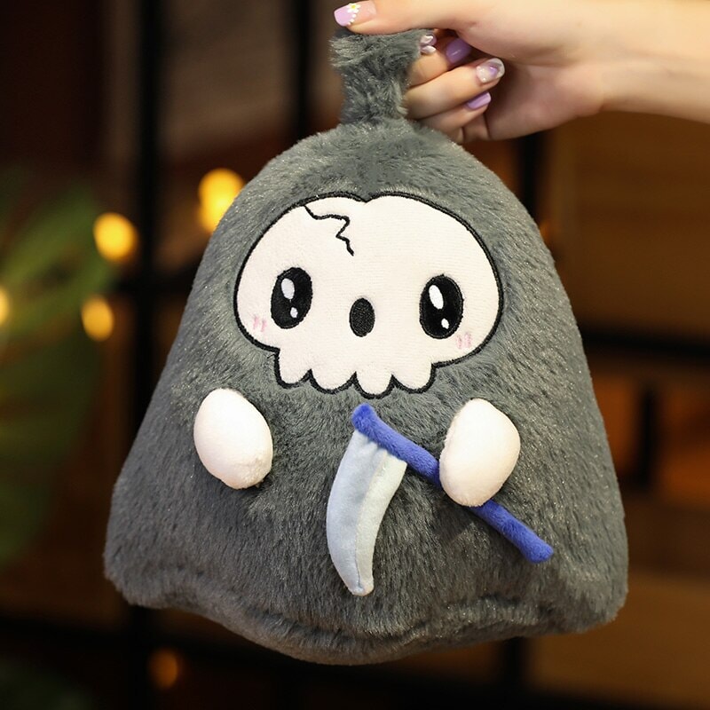 Cute Halloween Ghost & Reaper Soft Plush Toys