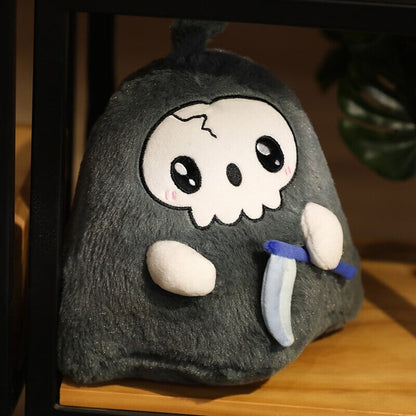 Cute Halloween Ghost & Reaper Soft Plush Toys