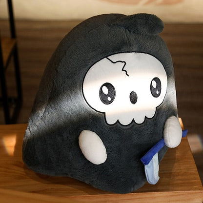 Cute Halloween Ghost & Reaper Soft Plush Toys