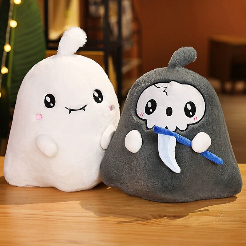 Cute Halloween Ghost & Reaper Soft Plush Toys