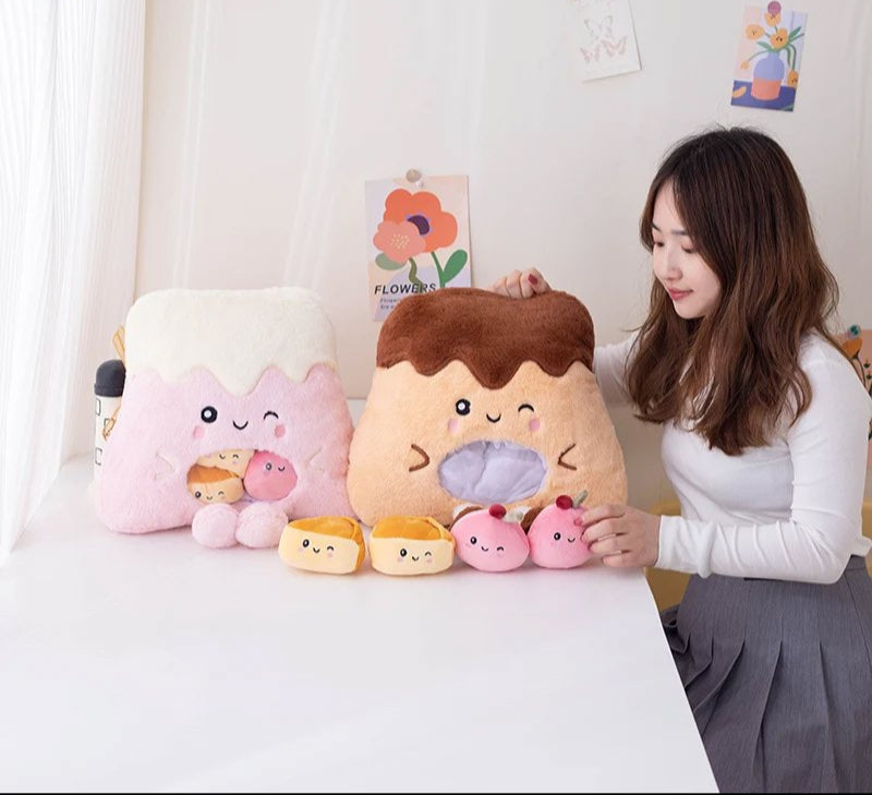 Colorful Sweet Treat Plush Candy Bags