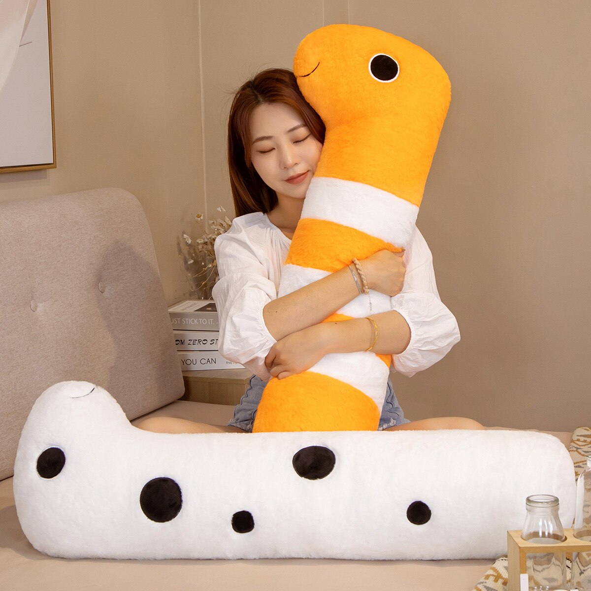 Colorful Sea Life Soft Eel Plush Toys