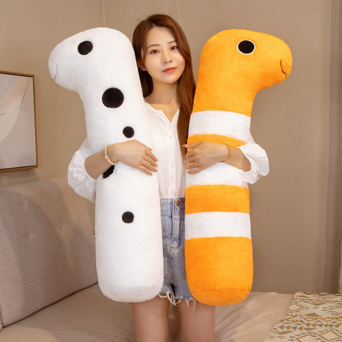 Colorful Sea Life Soft Eel Plush Toys