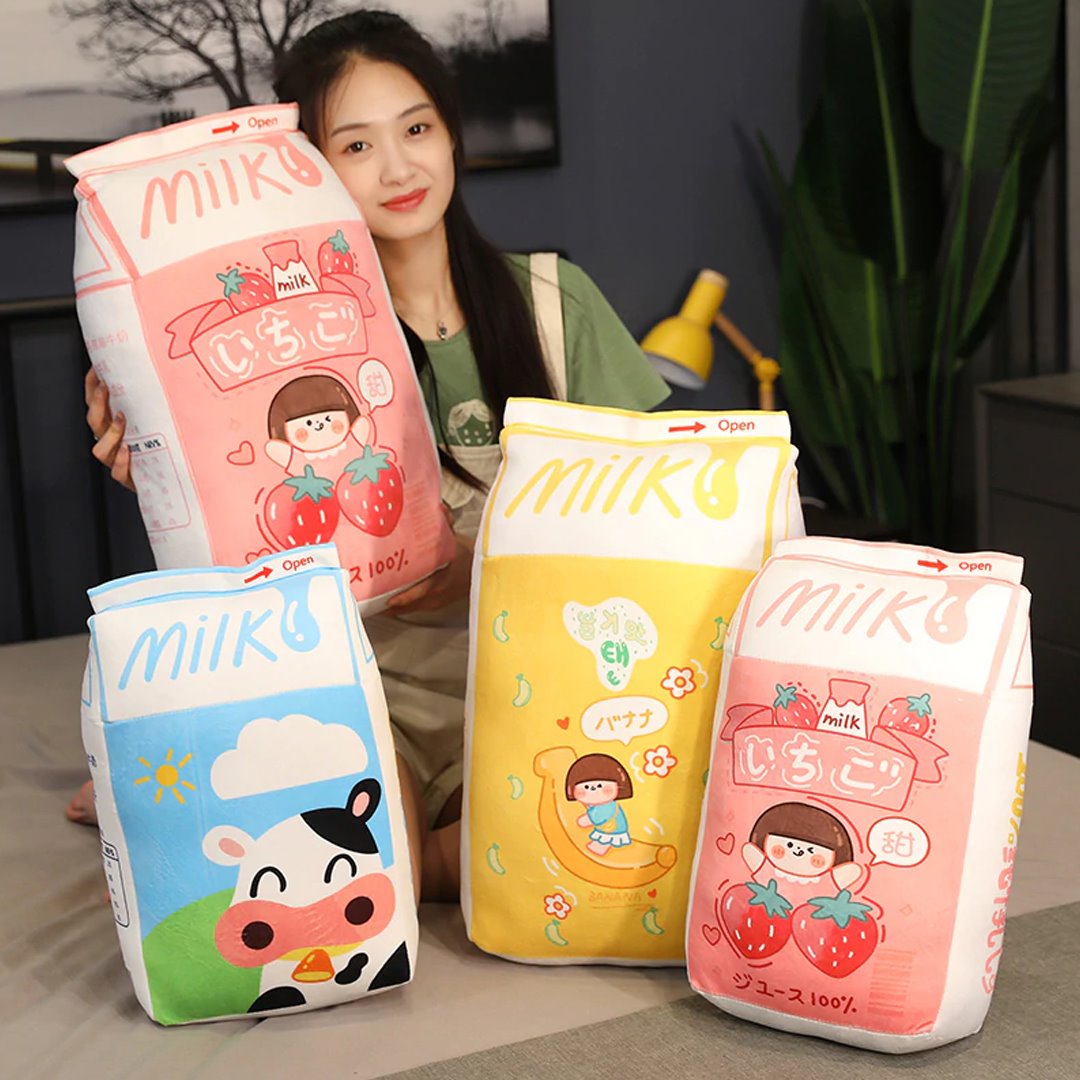 Fun Milk Box Soft Toy