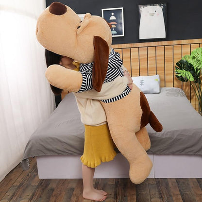 Cute Plush Dog Sleeping Companion