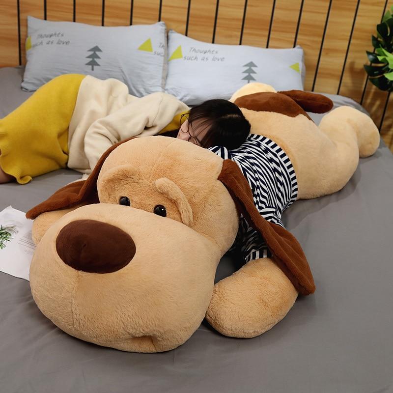 Cute Plush Dog Sleeping Companion