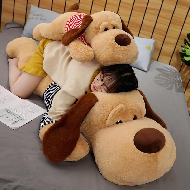 Cute Plush Dog Sleeping Companion